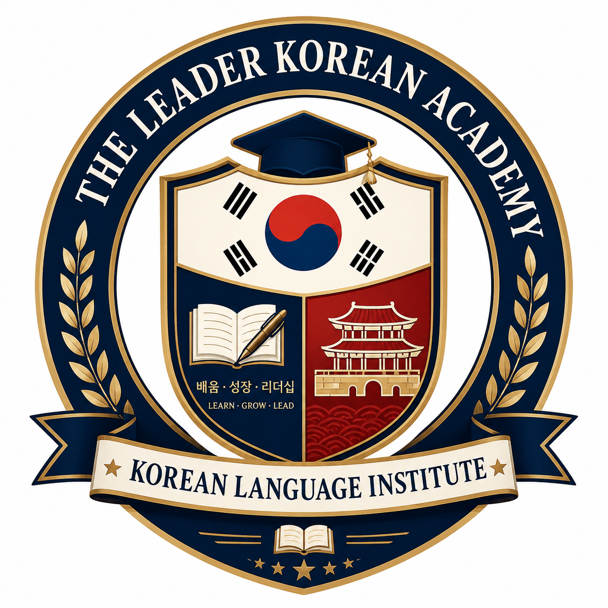 The Leaders Korean Academy logo
